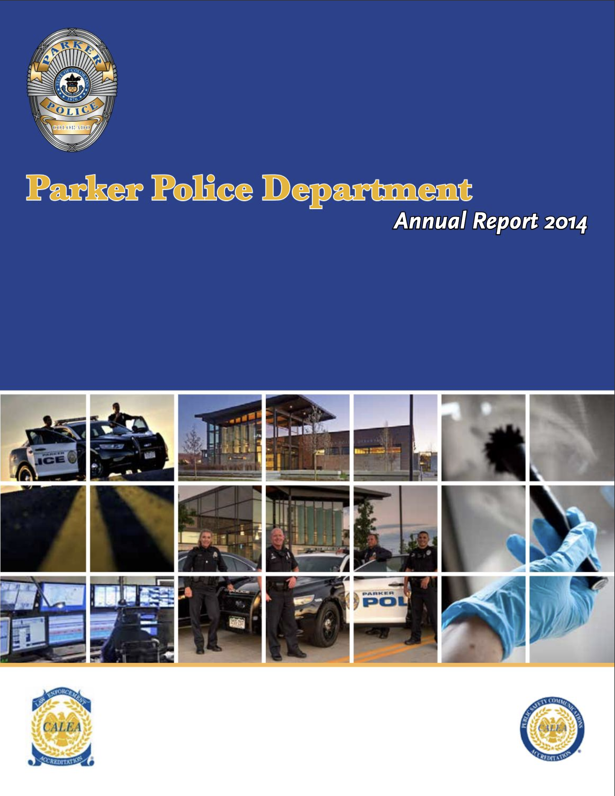 Parker Police Department Annual Report 2014